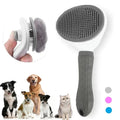 Brosse de Toilettage Auto-Nettoyante pour Chien & Chat – Démêlage & Massage