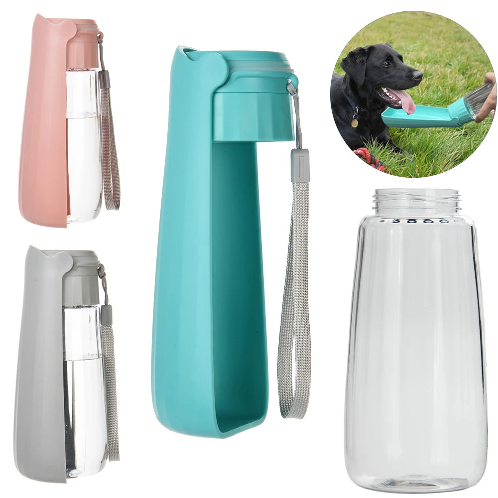 Gourde Portable pour Chien & Chat – 550ml, Anti-Fuite, Idéale en Balade